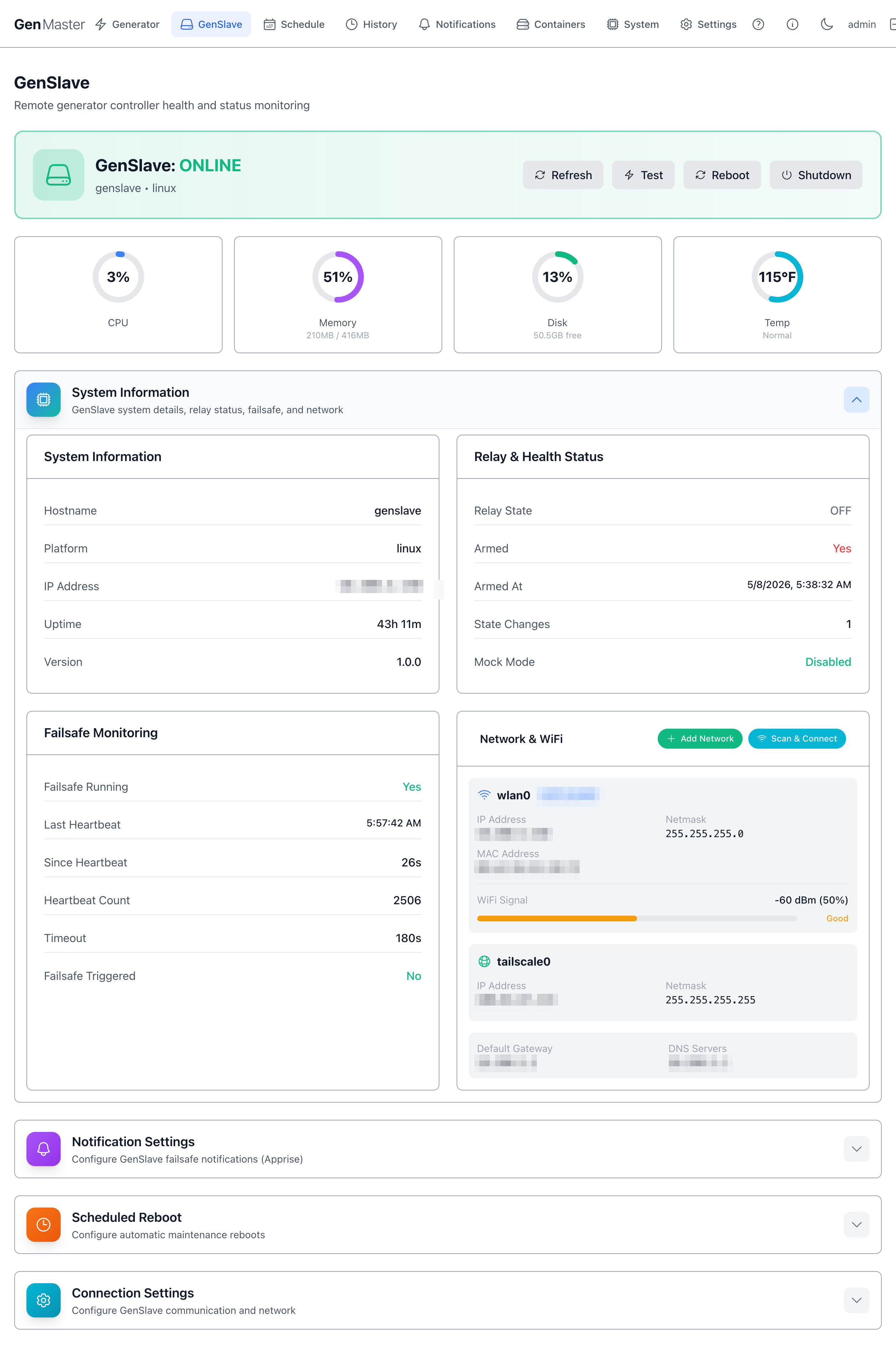 GenSlave — System Information expanded